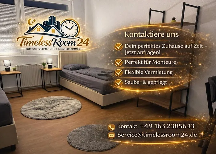 Timelessroom24 Einzelzimmer & Doppelzimmer Bis Zu 15p *